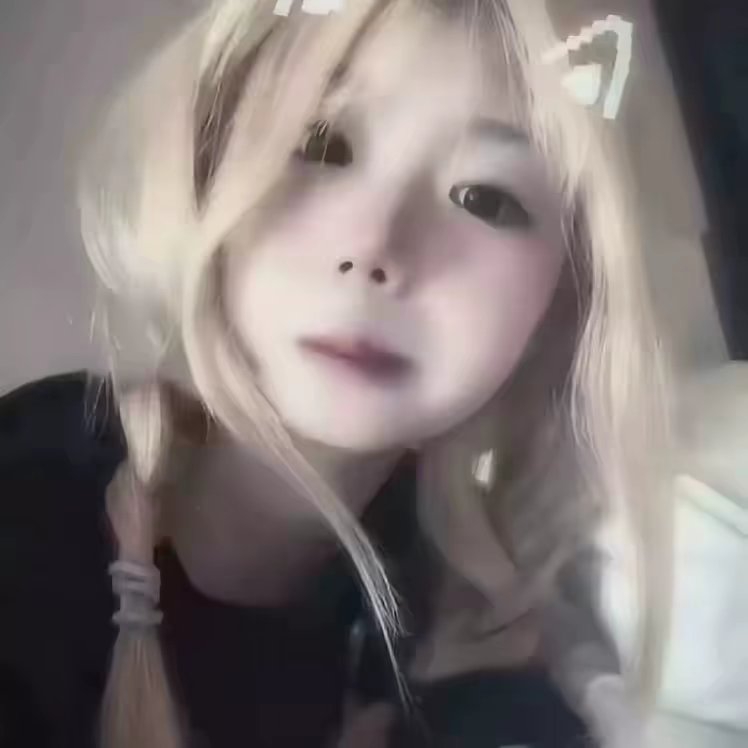 美女头像甜美_美女照片手机挡脸头像