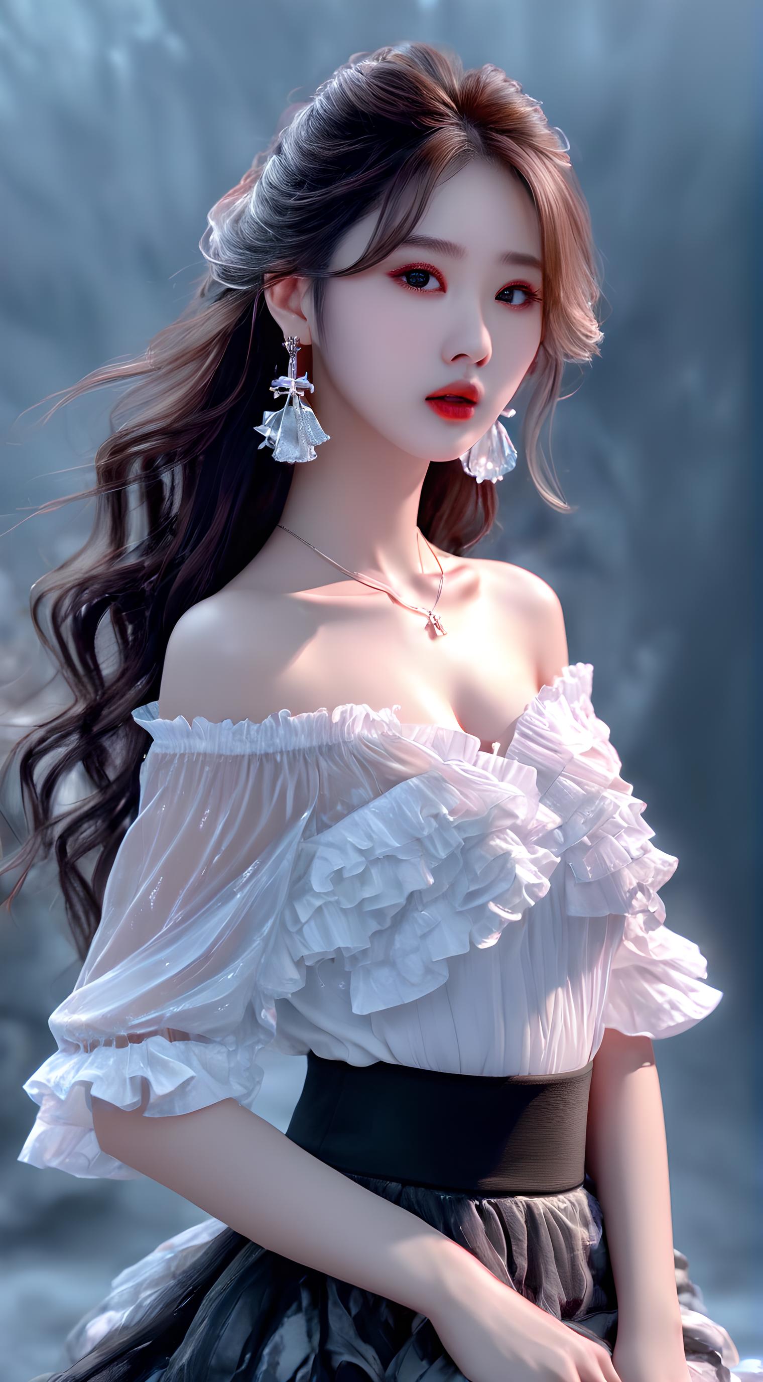 美女照片卡通教程_美女照片