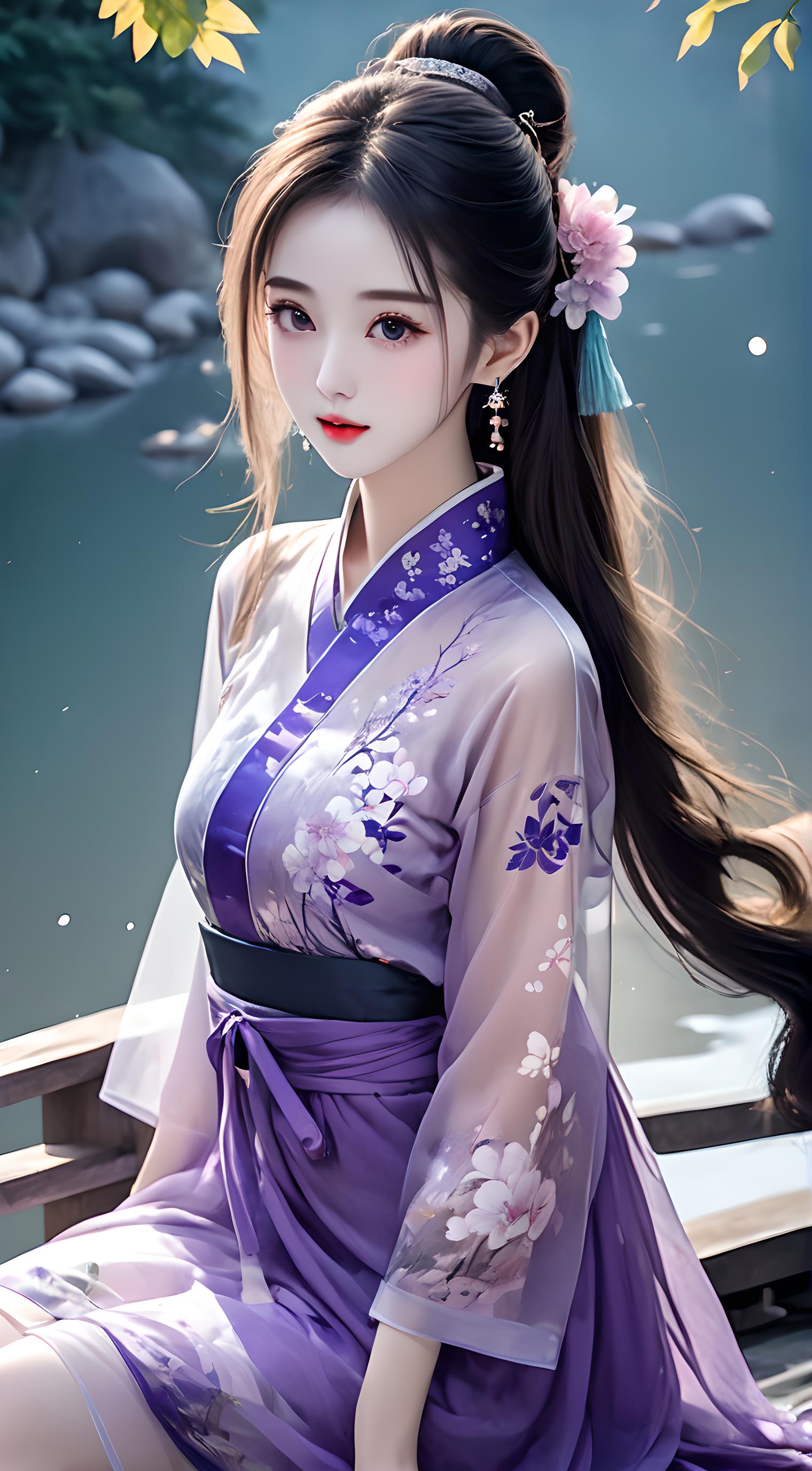 美女高雅造型_美女壁纸全屏
