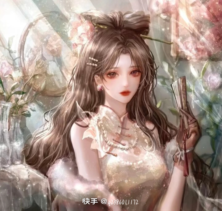 美女头像动漫_美女图片微信头像