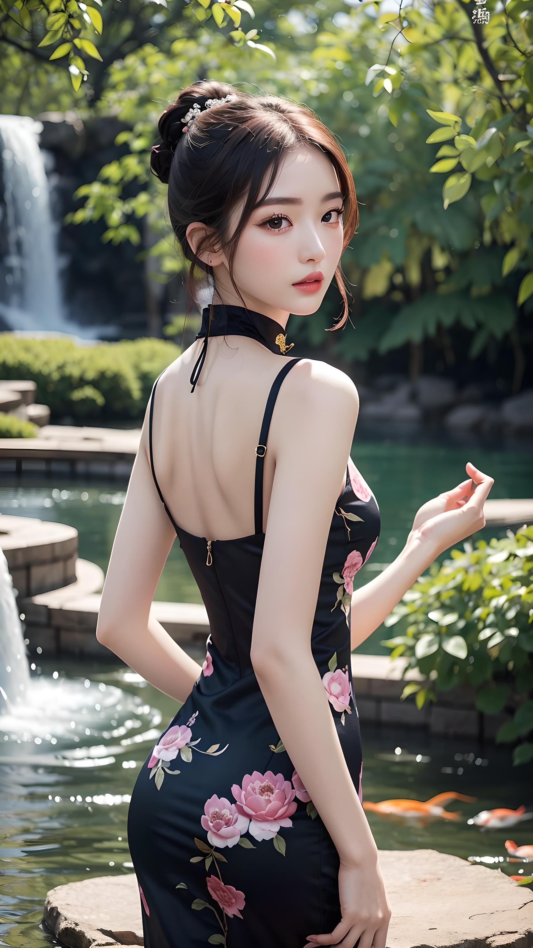 美女头像真人高冷_美女照片游泳写真素材