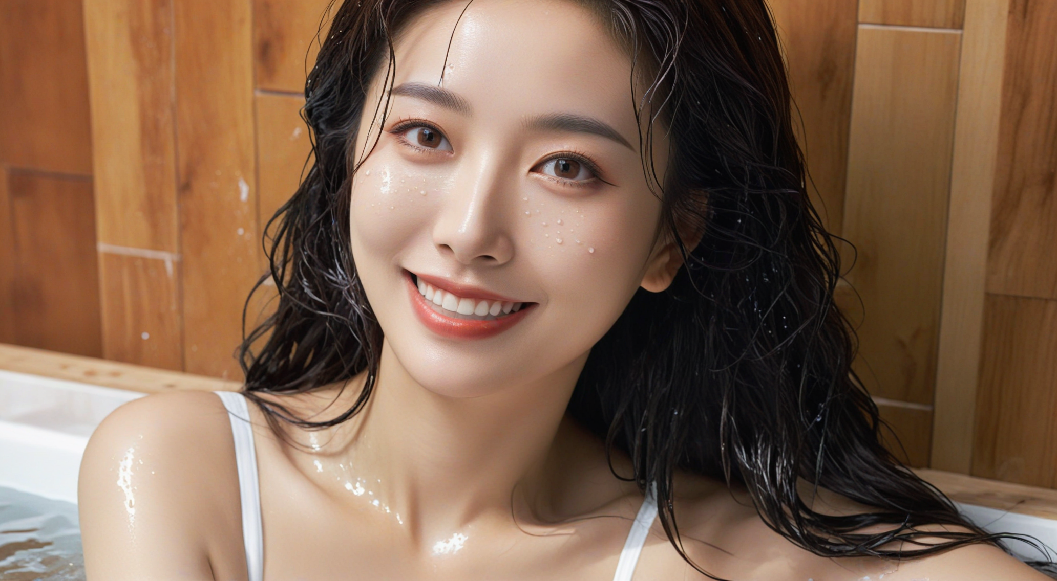 美女照片背影侧面_美女照片游泳写真素材